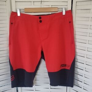 Fox Vibrant Orange and Deep Gray  Shorts Size 32